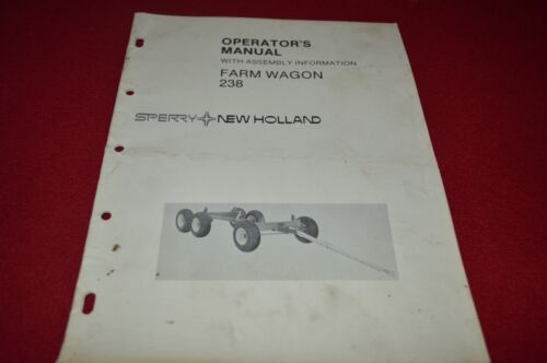 New Holland 238 Running Gear Farm Wagon Operator's Manual DCPA8   - Afbeelding 1 van 1