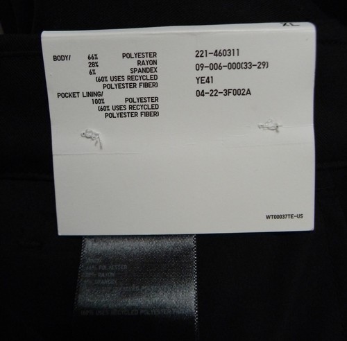Uniqlo schwarze plissierte weite Hose Damen XL Taille 32-33inch - Bild 4 von 6