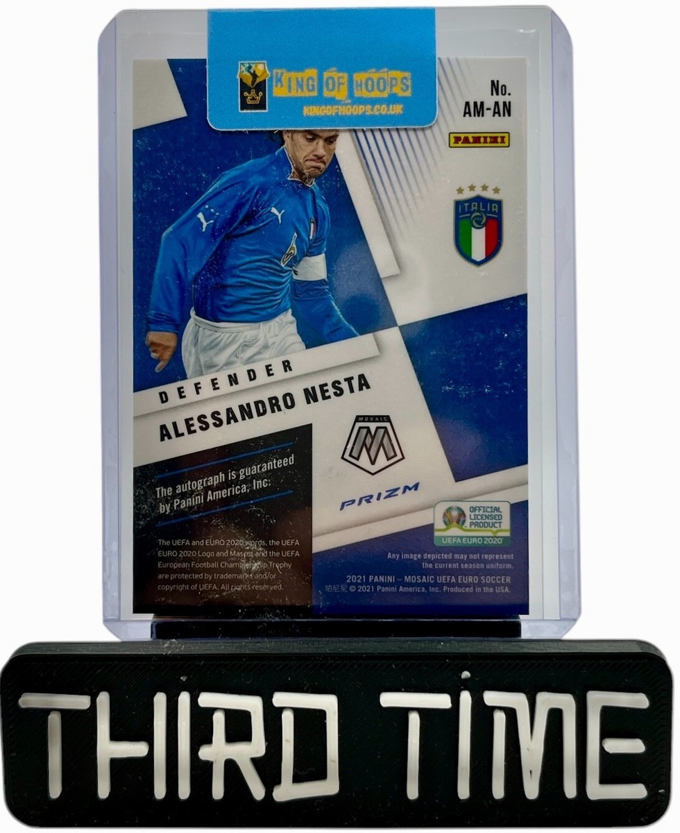2021 Panini Mosaic UEFA Euro 2020 Alessandro Nesta Auto #AM-AN 