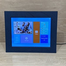 Dragon Touch Modern 10 Aqua Digital Photo Frame, Navy Blue
