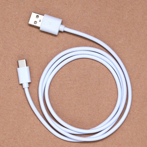 1m Type-C Cable Data Sync Charging Cord Charger Cable for Mobile Phones (White) - 第 9/12 張圖片