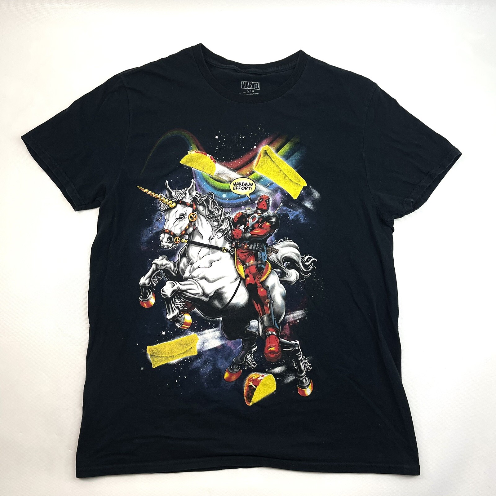 Marvel Comics Deadpool Unicorn Maximum Effort Bla… - image 1