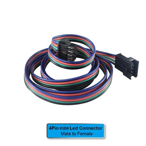 3Pin 4Pin led light stirp Terminal Wire Connector Male Female Extension Cable - Picture 9 of 9