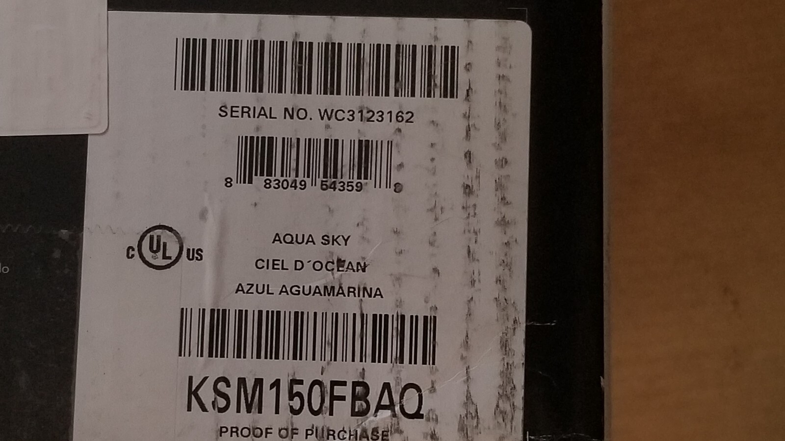 KitchenAid Artisan 5Quart TiltHead Stand Mixer Aqua Sky NEW 883049543598 eBay