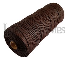 No3 Brown Polypropylene Strong Picture Cord Frame Hanging 200m 10m 5m - Max 46kg