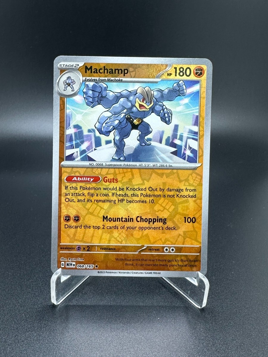 Machamp 068/165 Reverse Holo - Scarlet & Violet 151 - Pokemon TCG | eBay Machamp 068/165 Reverse Holo - Scarlet & Violet 151 - Pokemon TCG | eBay