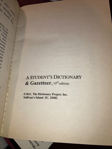 A Students Dictionary (Trade Paperback)-Like New, Sat On A Shelf. - 第 9/14 張圖片