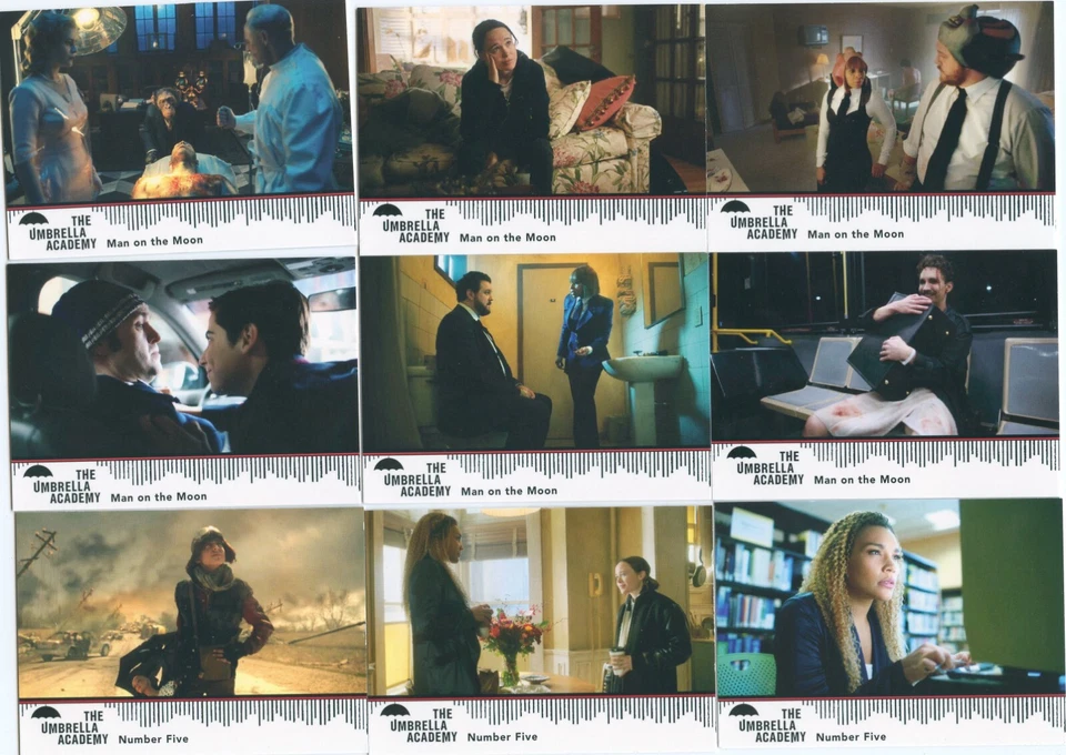 Juego base 63 cartas The Umbrella Academy temporada uno más 2 envoltorios vacíos Foto 3 de 4
