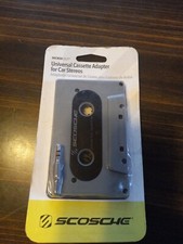 Scosche Decked Out Universal Cassette Tape Adapter Car Stereos PCA1GY Brand New