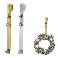 30cm Wreath Hanger with 2 Jingle Bells - Choose Colour