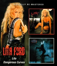 Lita Ford ~ Lita (1988) / Dangerous Curves (1991) 2CD 2013 BGO Records •• NEW ••