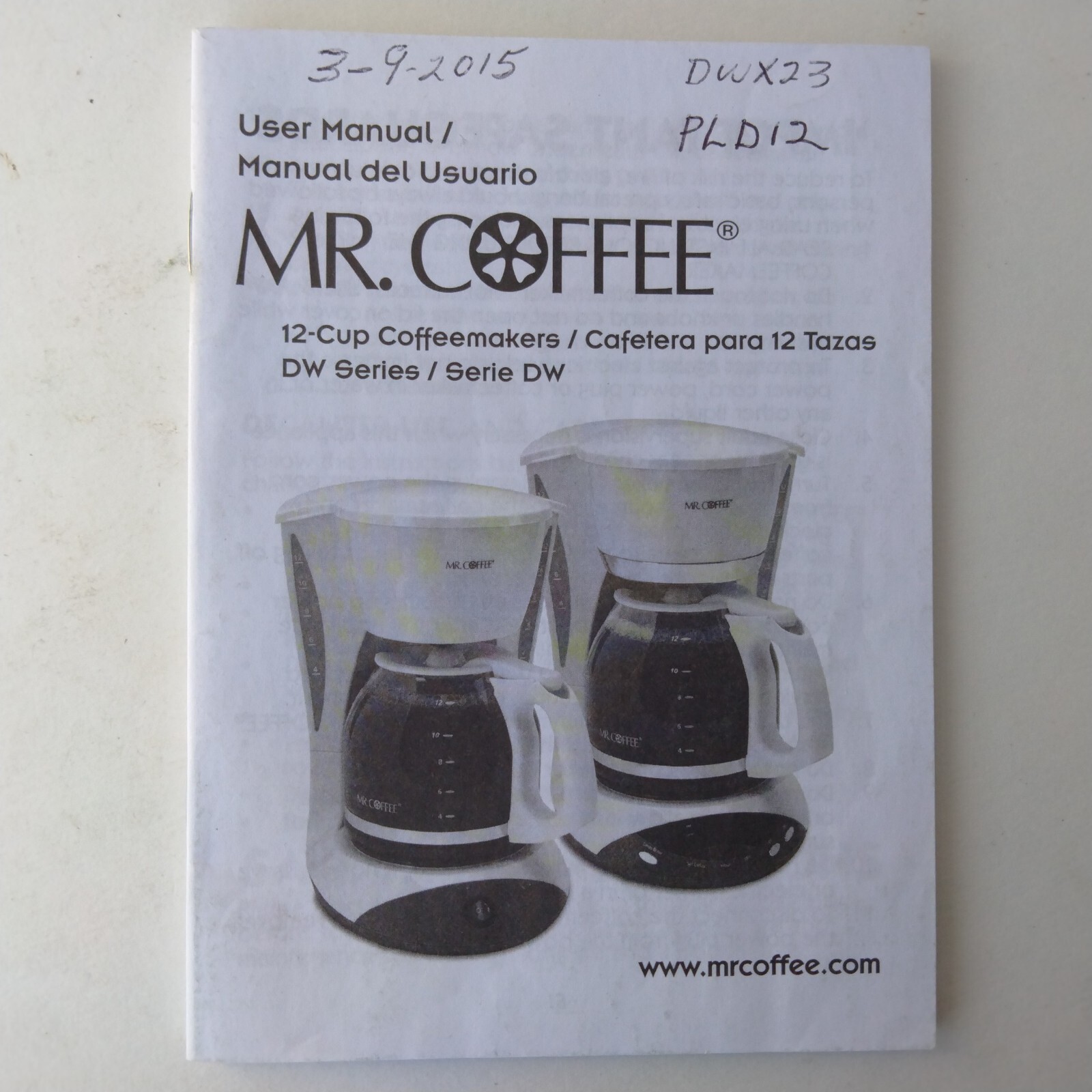 Owners Manual Dw Series