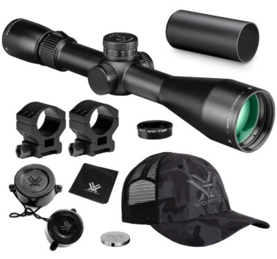 Vortex Optics Razor HD LHT 4.5-22x50 Riflescope XLR-2 MOA w/ Rings 1.18 in & Hat
