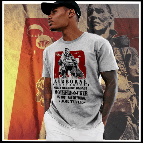 Army Airborne Combat Jump T-Shirt 