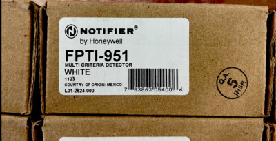 Notifier by Honeywell  FPTI-951 Multi  Criteria Detector, White (Brand New)