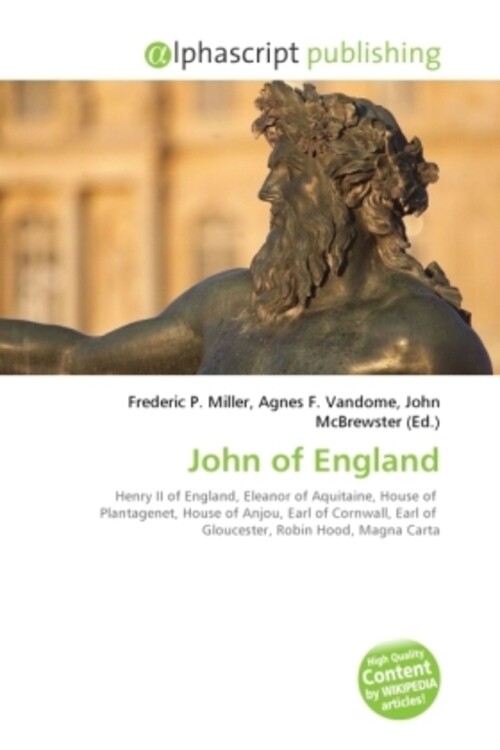 Frederic P. Miller (u. A.) | John Of England | Taschenbuch | Englisch