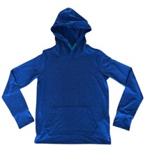 Lands End Hooded Sweatshirt Hoodie Youth L Large 10 12 with Front Pocket NWOT