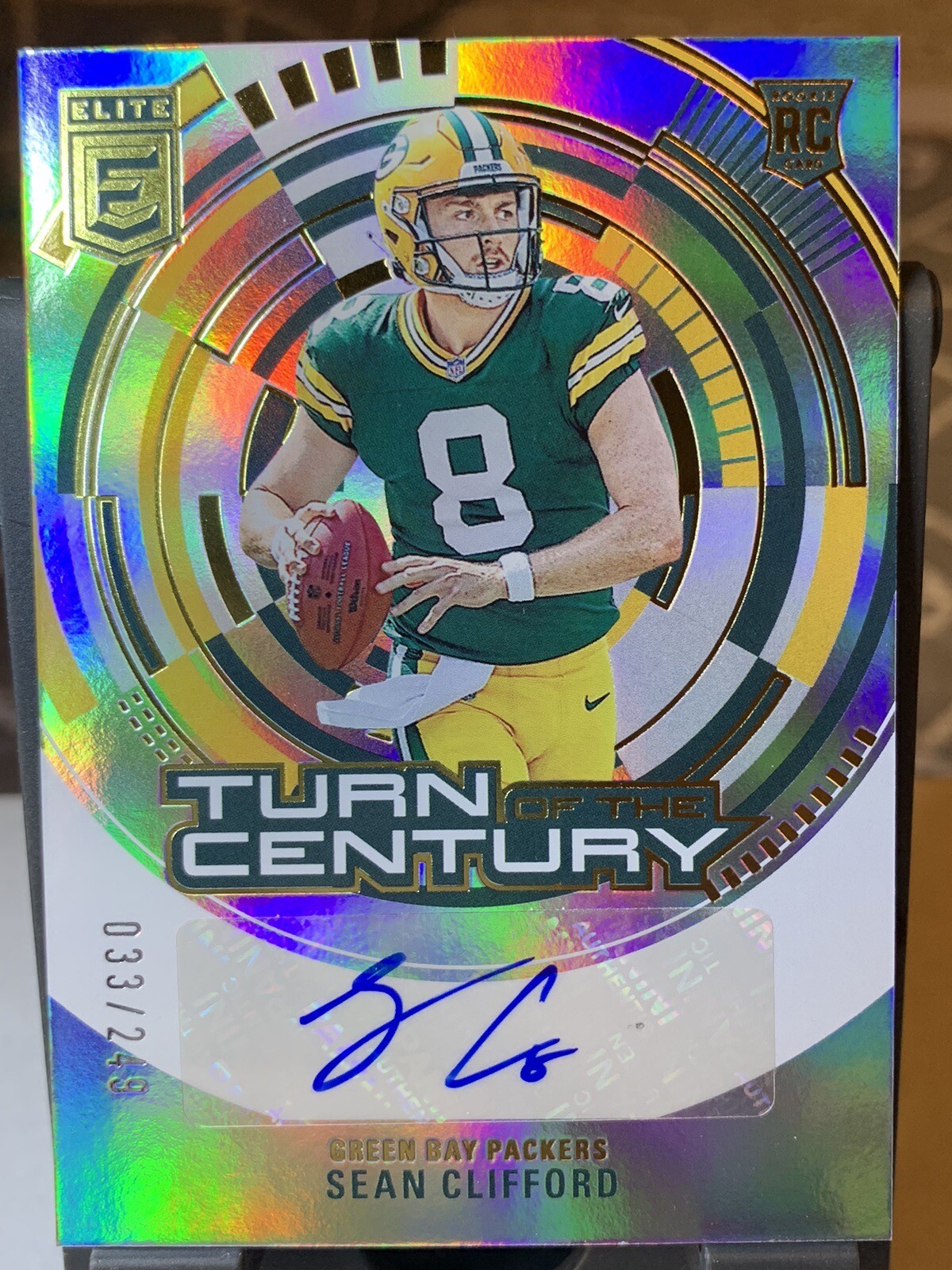 2023 Donruss Elite Sean Clifford Turn of the Century Auto 33/249 Rookie RC