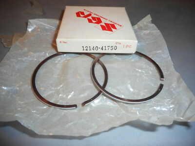 NOS Suzuki 1976-1981 RM100 RM 100 Piston Ring Set 0.50 Over 12140-41750