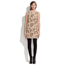 Madewell silk shift dress photoflower Size Xs NEW Rare