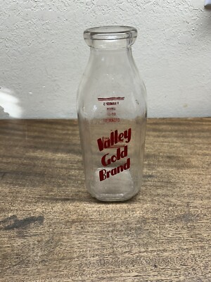 1950 Valley Gold Brand Farmers Union Co-op Creamery ~Portland North Dakota~1 Qt