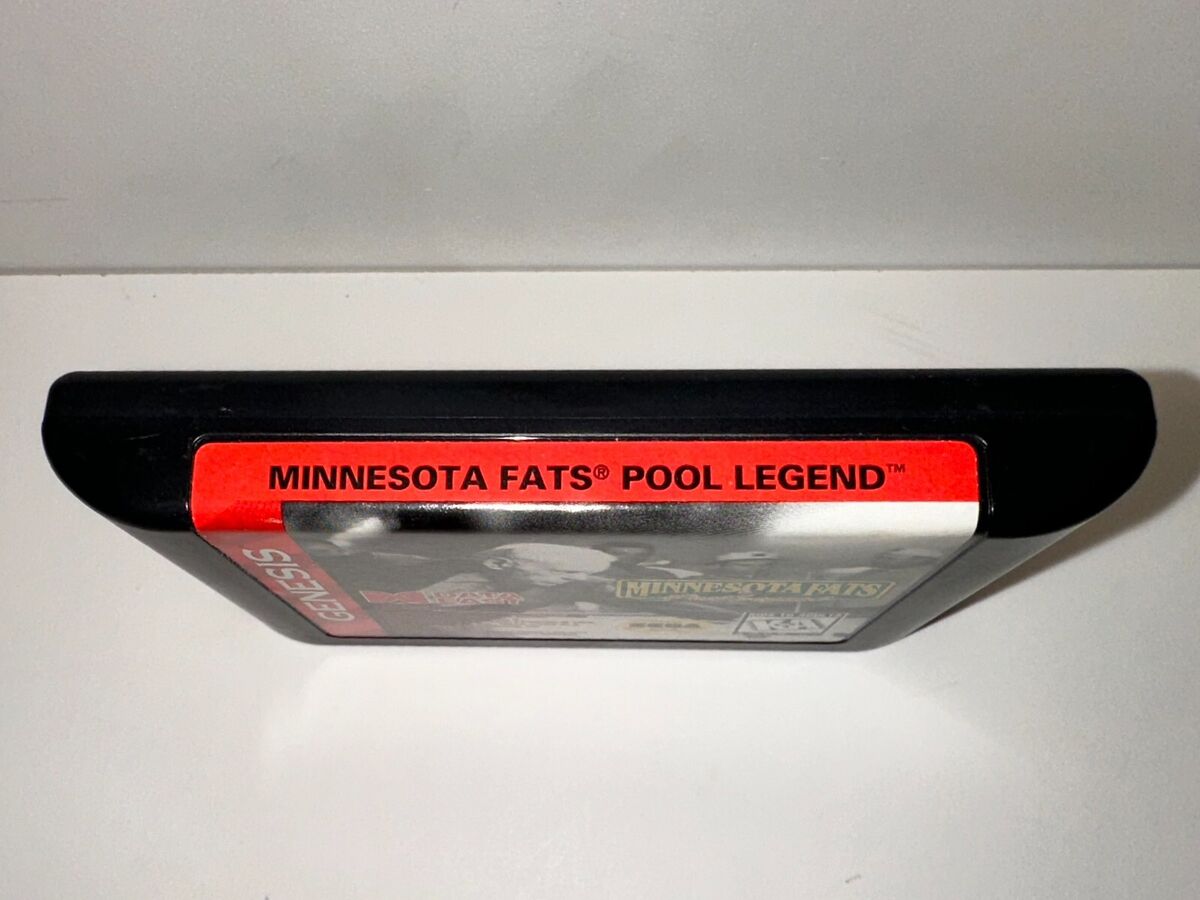 Minnesota Fats: Pool Legend (Sega Genesis, 1994) for sale Minnesota Fats: Pool Legend (Sega Genesis, 1994) for sale
