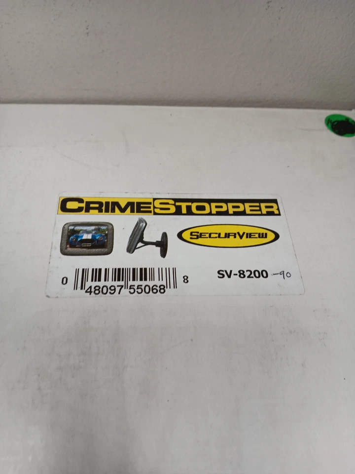 CRIMESTOPPER SV-8200 SV8200 Mini Monitor w/ 3.5" screen *Read Description* - Image 2 of 4