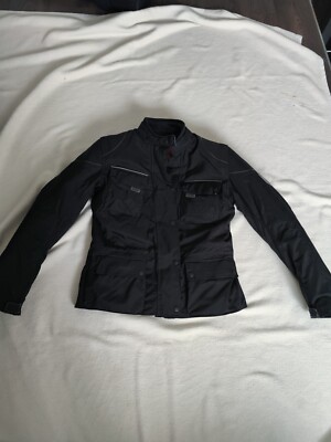 AJS Motorradjacke Gr. 40 schwarz Textil Protektoren