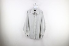 Vintage 60s 70s Streetwear Mens Large Distressed Collared Button Shirt Plaid