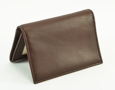 New Leather Credit Card/Business Card Wallet. USA Soft Touch Cowhide. Style #114