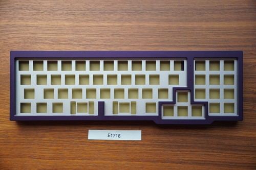 Elongate Custom Mechanical Keyboard Kit, Purple/Plum, Mini 1800, VIA/QMK (E1718) - Picture 2 of 13