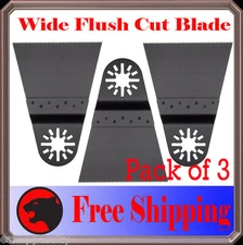 3 Wide Flush Cut Oscillating MultiTool Saw Blade For  Wood Metal Cutting Diy