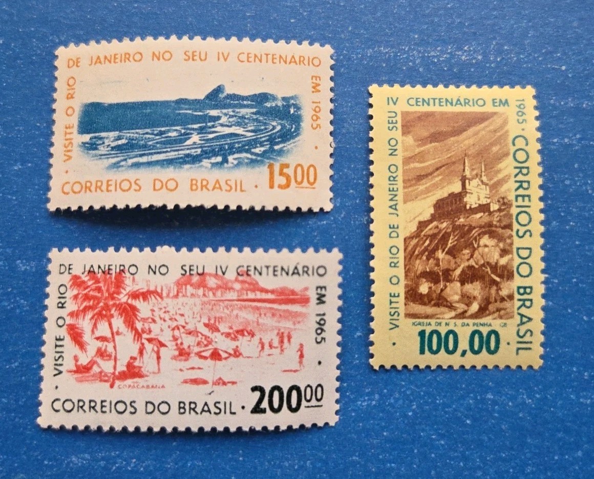 Brazil Stamps, Scott 983-985  MNH