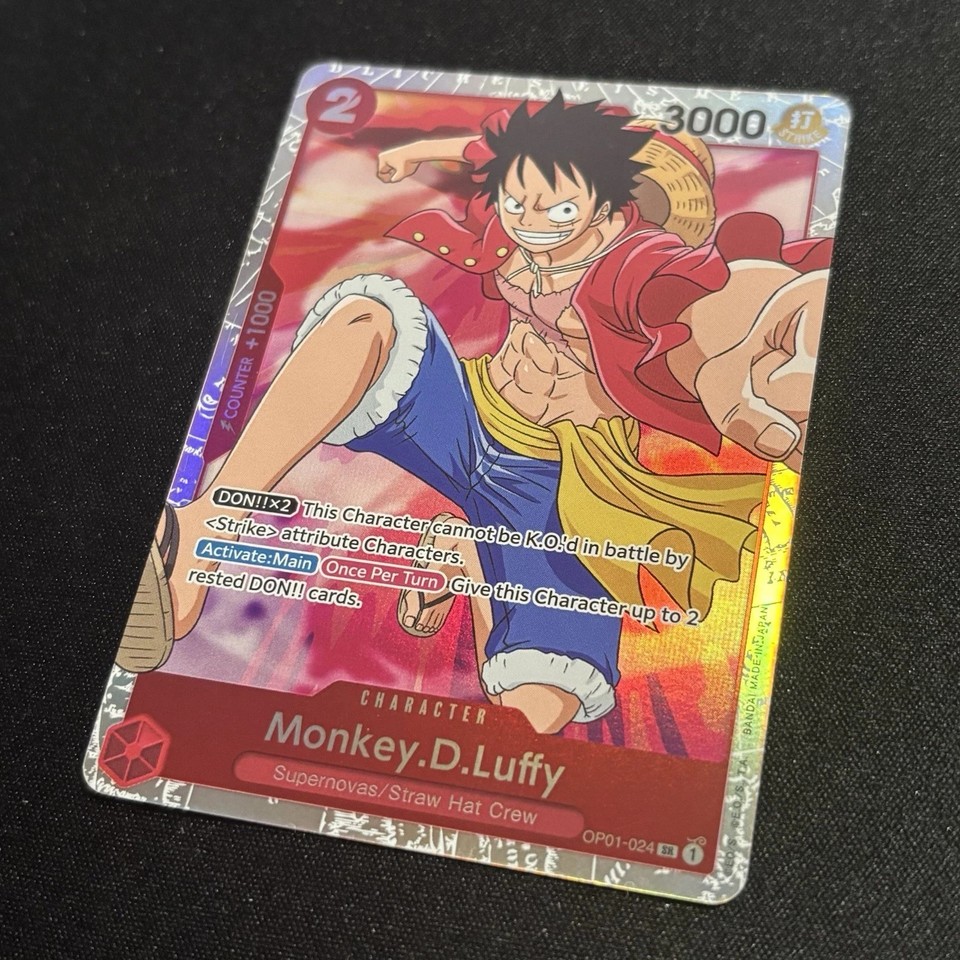 Monkey.D.Luffy OP01-024 - One Piece TCG - SR Near-Mint Super Rare ...