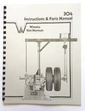 Winona Van Norman Model 304 Brake Lathe Manual