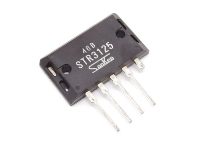 SanKen STR3125 Voltage Regulator 125V 1Α 40W Case SIP-5 4-Pin Spannungsregler