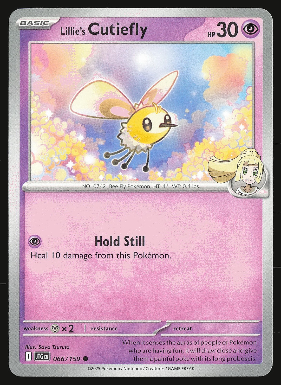 SV09: Journey Together Lillie's Cutiefly #066/159 Common Pokemon Card
