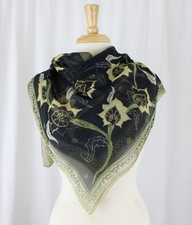 Giorgio Armani Womens Navy Blue Green Gold Pr...