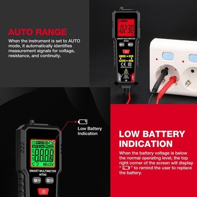 HT93 Multi Mode Digital Messgerät mit Quick Piepton Warnungen für Signalstärk