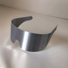 Back To The Future Doc Brown 3d Printed Movie Prop Replica Silver Glasses