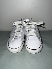Converse All Star Chuck Taylor Baby Toddler Booties High Top Shoes size 4 White