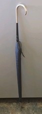 Vintage Henryson Black Umbrella 11 Made In USA
