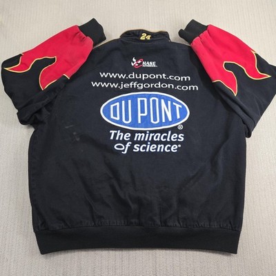 Chase Authentics Jeff Gordon Jacket Mens 3XL Black Red NASCAR