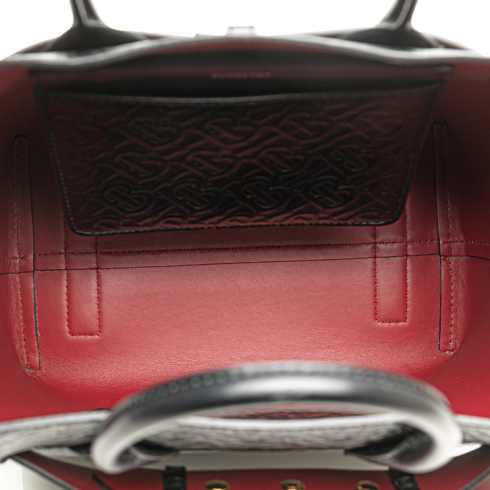 Authenticated Burberry Small TB Monogram Embossed… - image 4