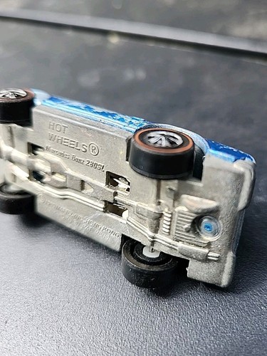 Hot Wheels Car Redline 1969 Mercedes Benz Vintage Toy Car Blue - Picture 14 of 20