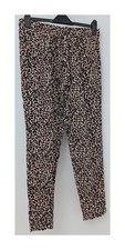 Primark Leopard Print High Waist Viscose Leggings Womens Uk 14 33 Waist 28 Leg
