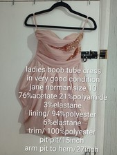 Ladies Rhinestone Dress In Size 10 From Jane Norman In Very Good Condition