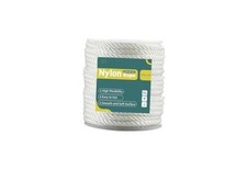 3/8 Inch Nylon Rope 100 Ft Solid Braid High UV and Abrasion Resistance, 3/8inch