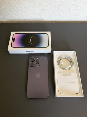 Apple iPhone 14 Pro A2890 - 128GB - Dunkellila (Ohne Simlock) (Dual-SIM)