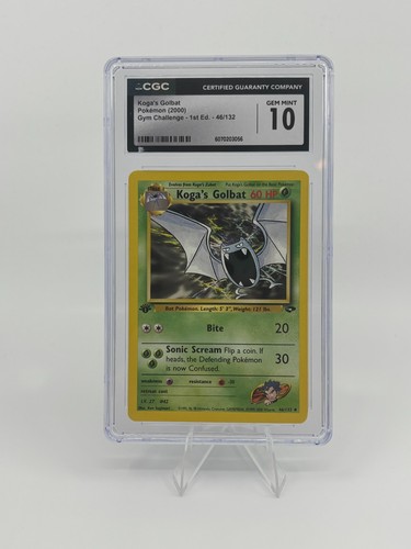 Koga's Golbat (Unlimited) graded CGC 10 for sale on eBay